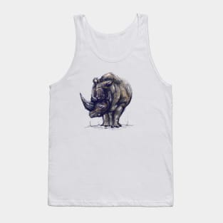 White Rhino Tank Top